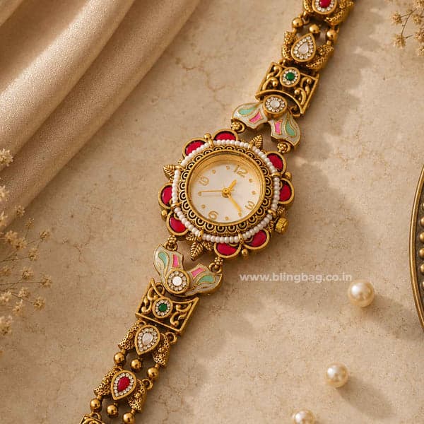 Ornahub Multicolor Mohini Heritage Watch